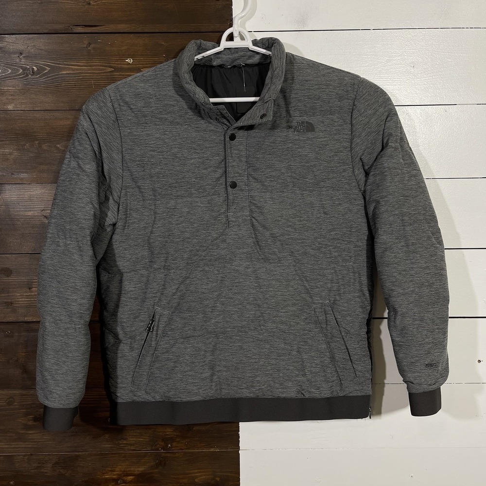 The North‎ Face Mens Goose Down Eros Puffer Jacket 550 Pullover Gray Size Medium